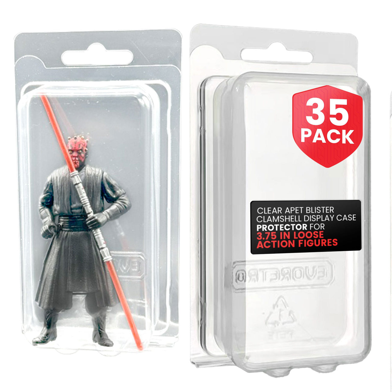Clamshell PET Gehäuse 35er-Pack für Actionfiguren XL – Elbenwald