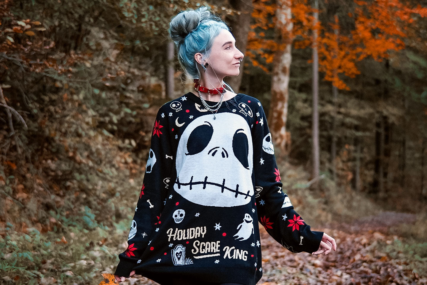 Nightmare Before Christmas Strickpullover