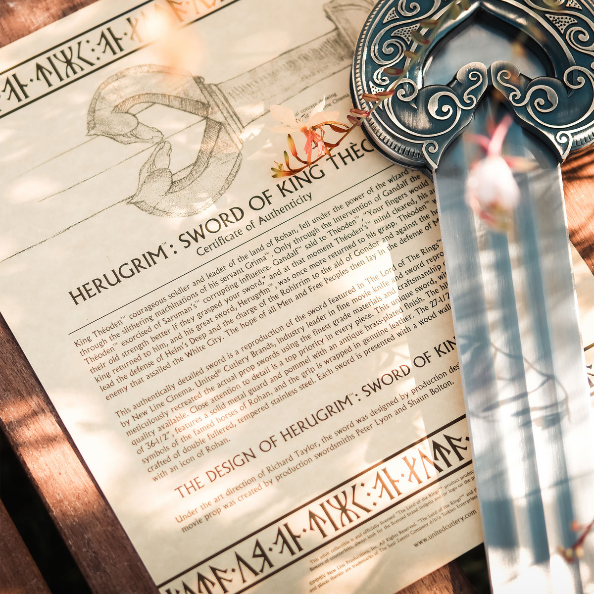 Produktbild Herugrim Theodens Schwert Replik - Der Herr der Ringe