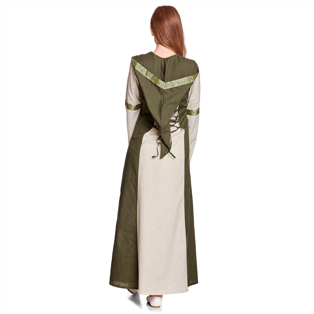Produktbild Rebecca Mittelalter Kleid natur-grün