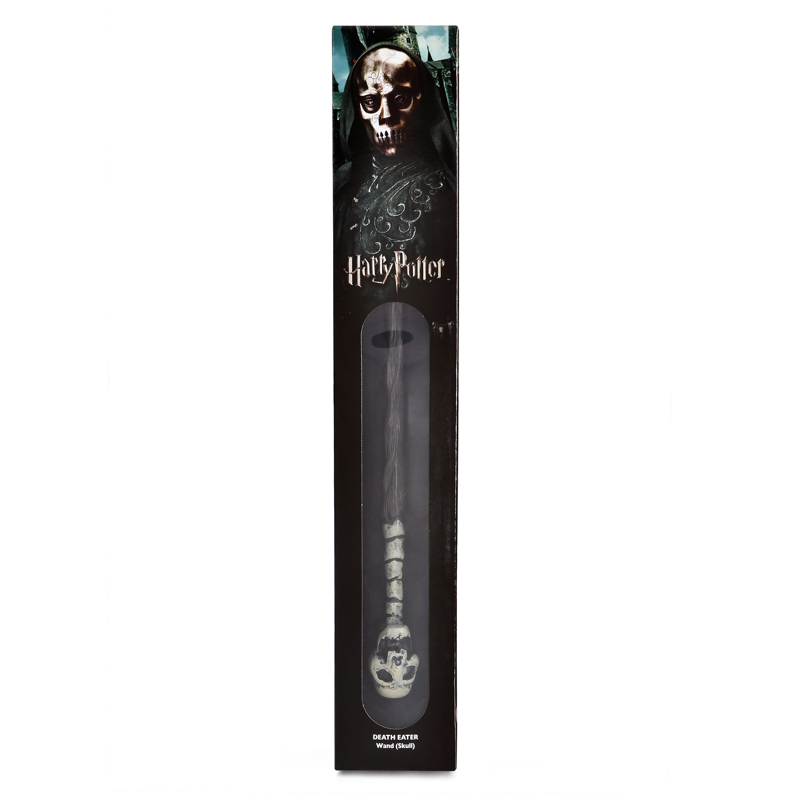 Produktbild Todesser Zauberstab Totenkopf im Blister
