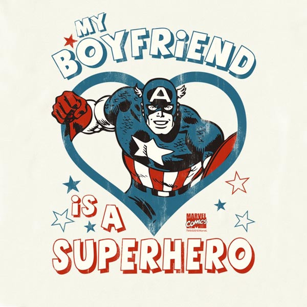 Produktbild Marvel - My Boyfriend is a Superhero T-Shirt
