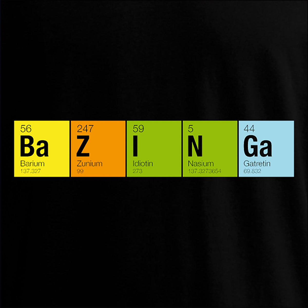 Produktbild The Big Bang Theory - Periodic Bazinga Fan T-Shirt