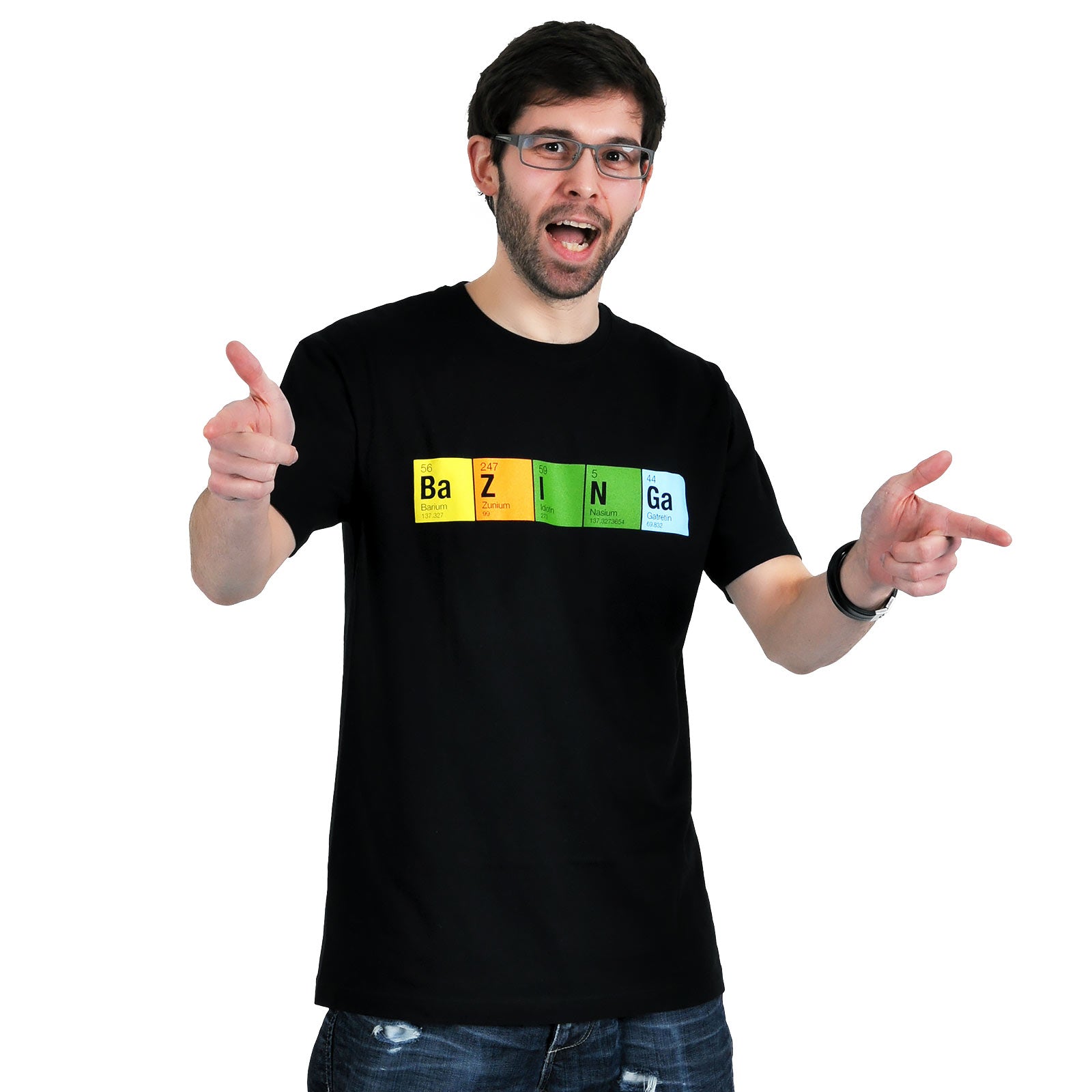 Produktbild The Big Bang Theory - Periodic Bazinga Fan T-Shirt