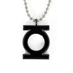Produktbild Green Lantern - Logo Anhänger schwarz an Kette
