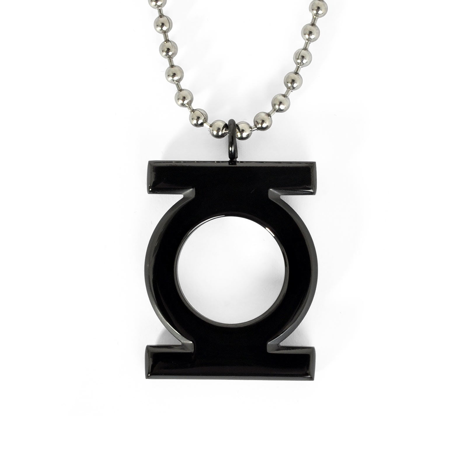 Produktbild Green Lantern - Logo Anhänger schwarz an Kette