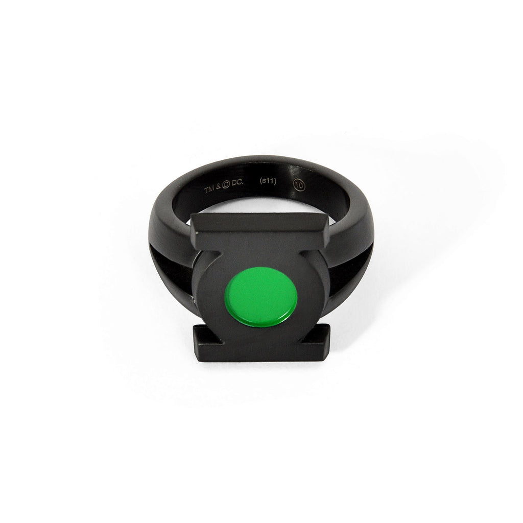 Produktbild Green Lantern - Emblem Ring schwarz