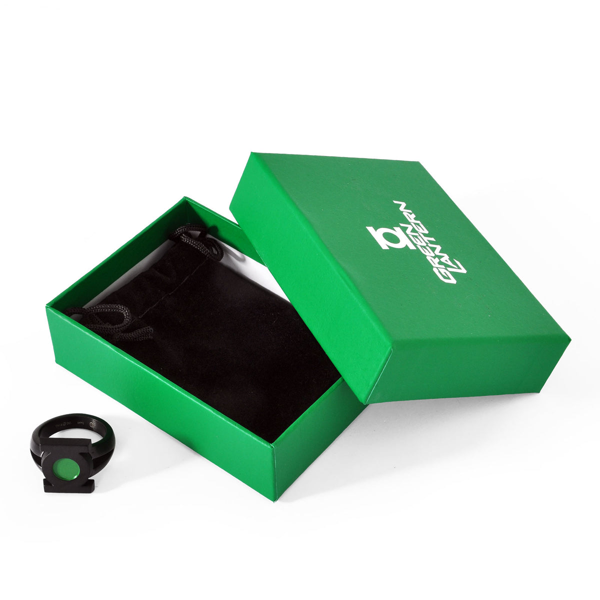 Produktbild Green Lantern - Emblem Ring schwarz