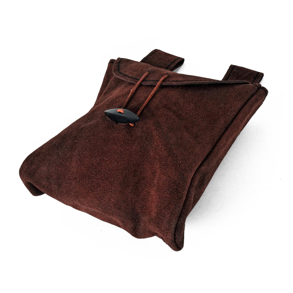 Produktbild Große Ledertasche mit Holzverschluss braun