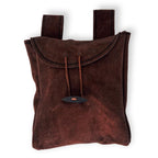 Produktbild Große Ledertasche mit Holzverschluss braun