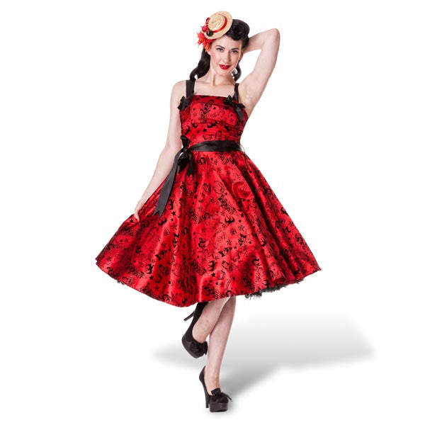 Produktbild Rockabilly-Kleid Tattoo Flock