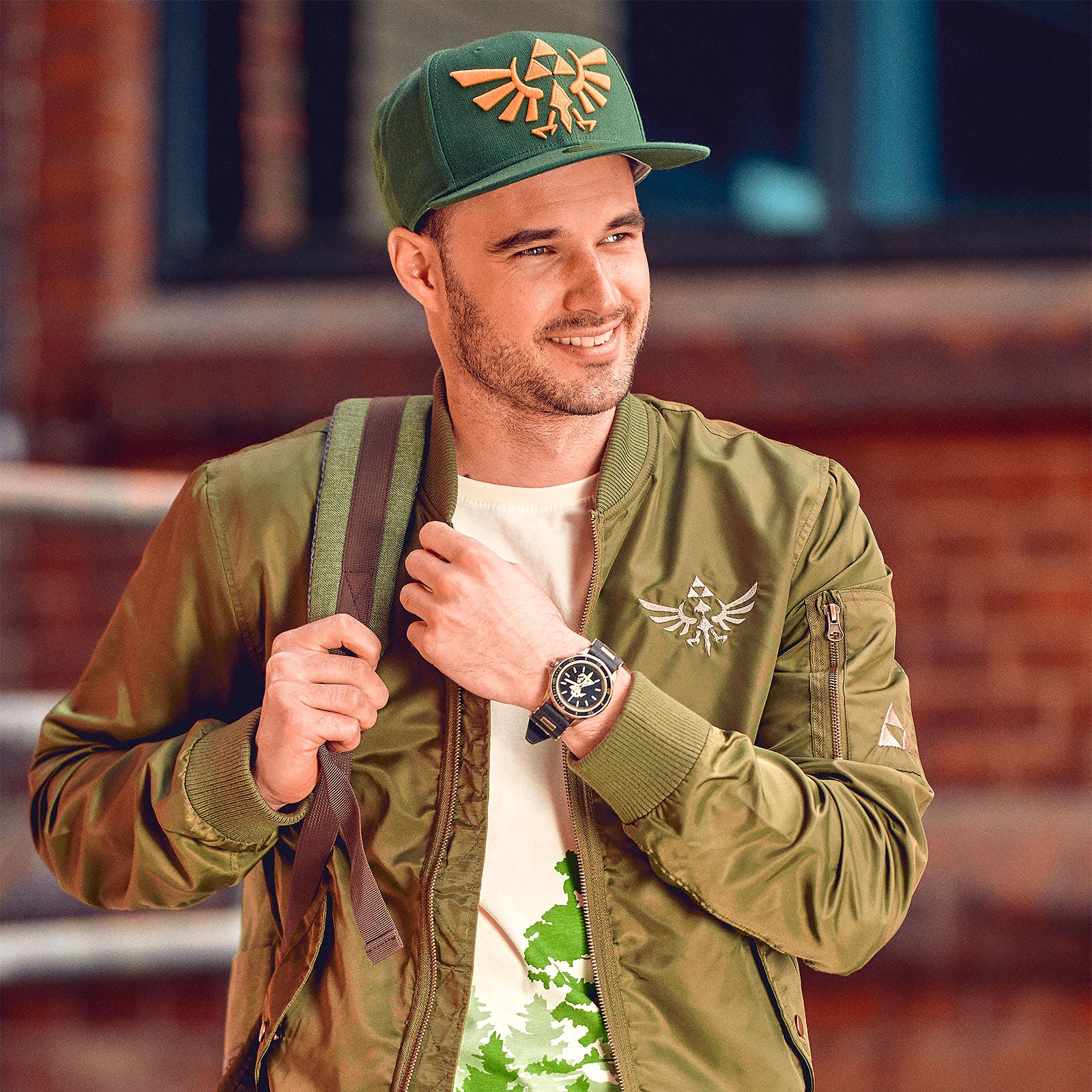 Produktbild Zelda - Logo Snapback Cap grün