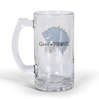 Produktbild Game of Thrones - House Stark Glaskrug
