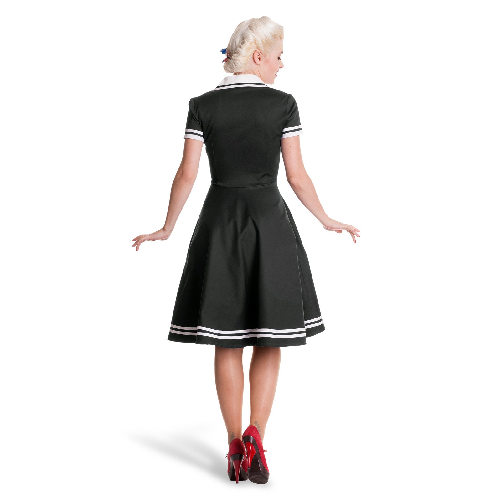 Product image Rockabilly Seafarer dress black