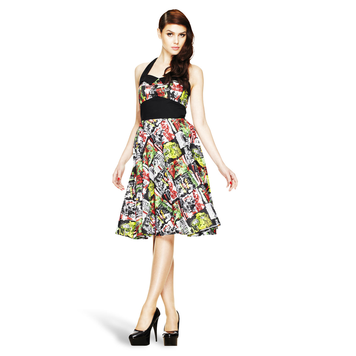 Produktbild Rockabilly Neckholder Kleid B-Movie