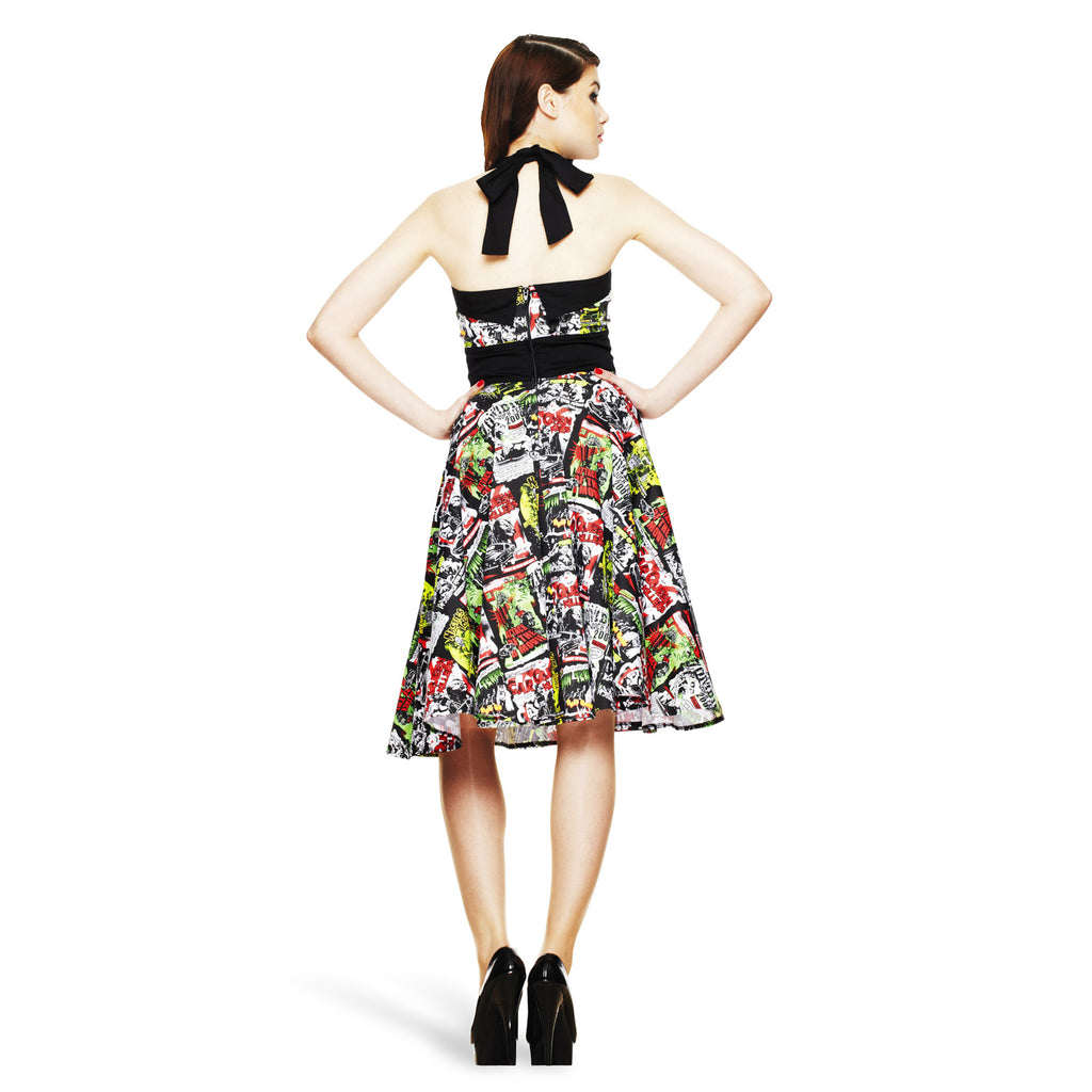 Produktbild Rockabilly Neckholder Kleid B-Movie