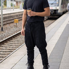 Produktbild Hose Bertram Herren mit Unterbeinschnürung schwarz