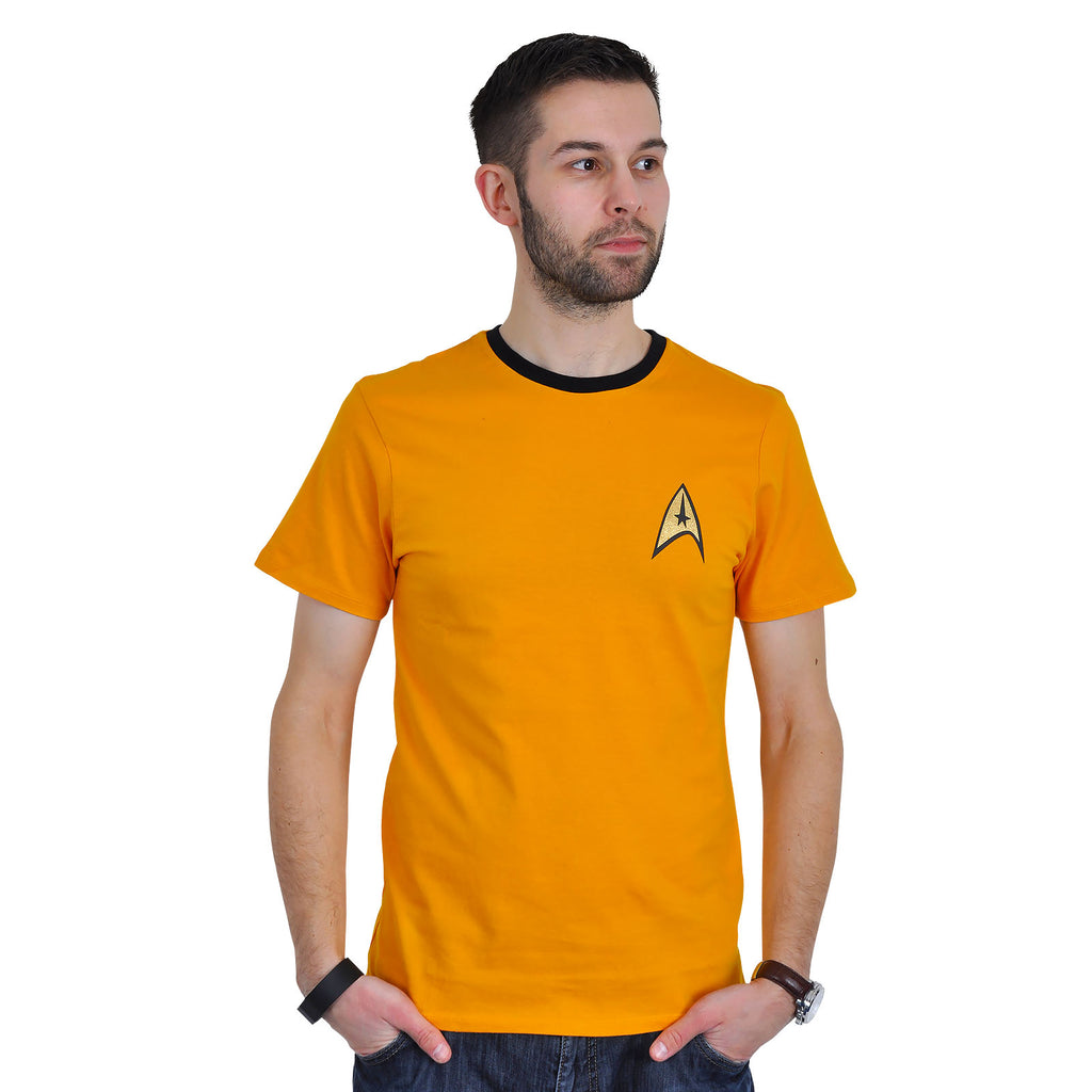 Produktbild Star Trek - Kirk Uniform T-Shirt gelb