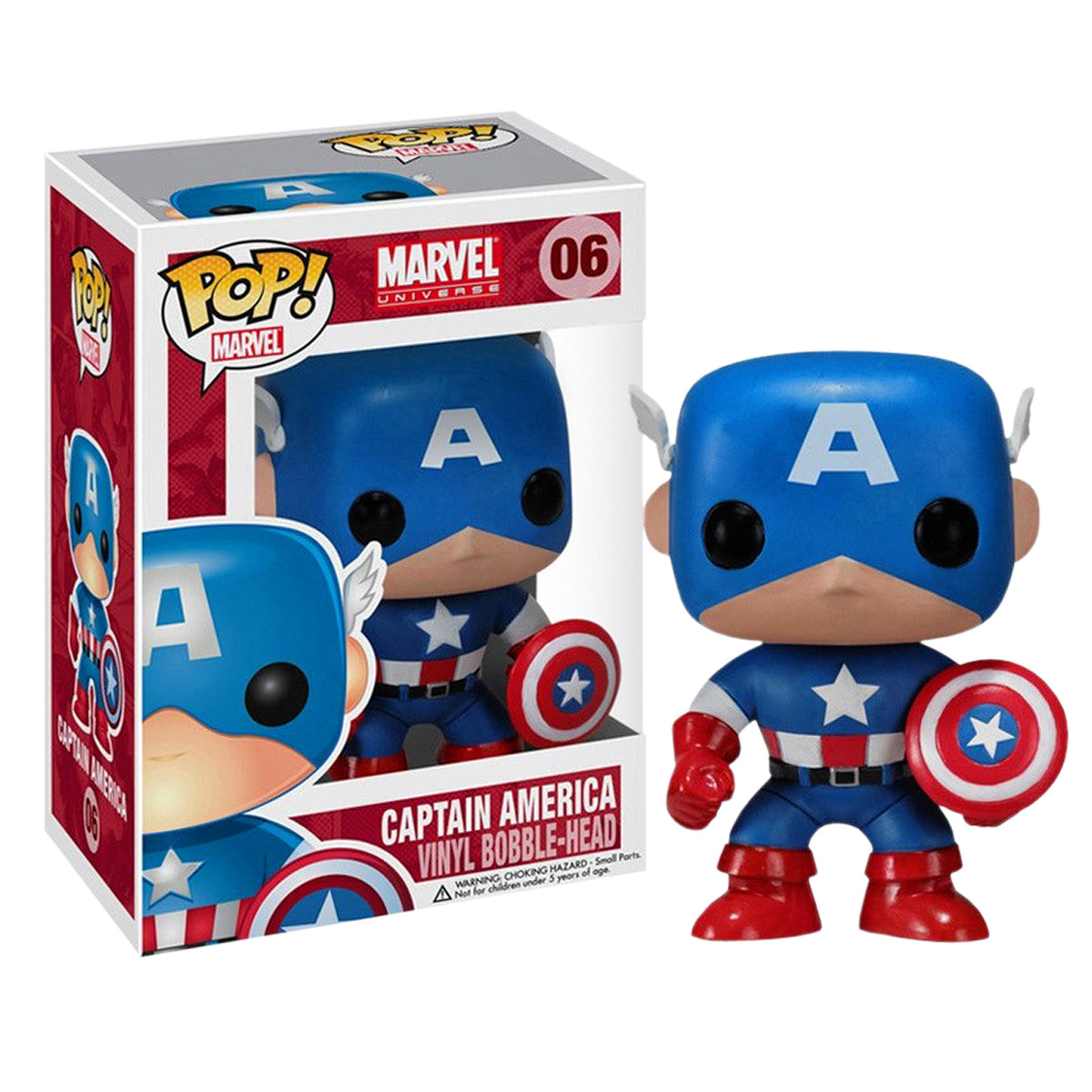 Produktbild Captain America - Marvel Wackelkopf-Figur
