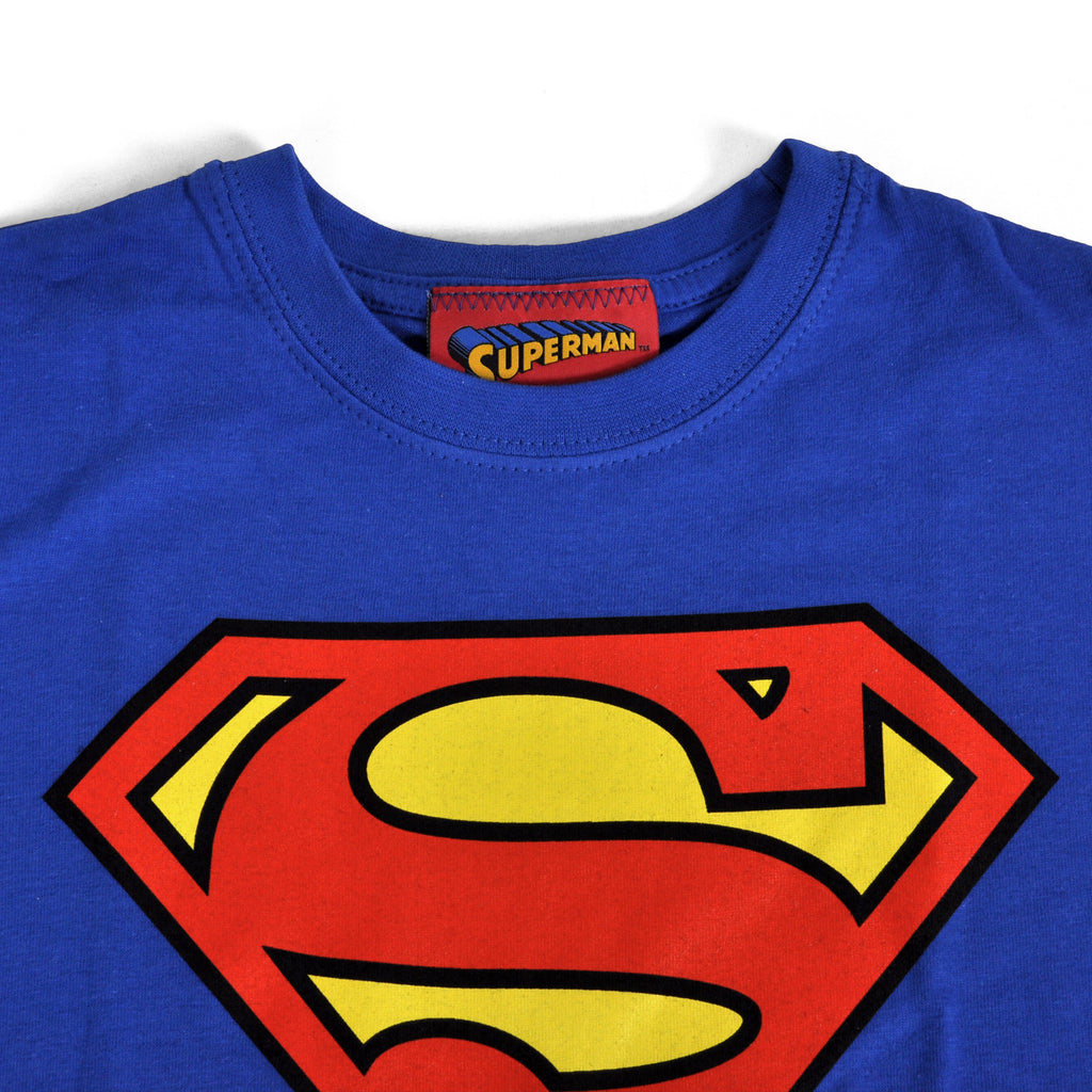 Produktbild Superman Logo Kinder T-Shirt blau