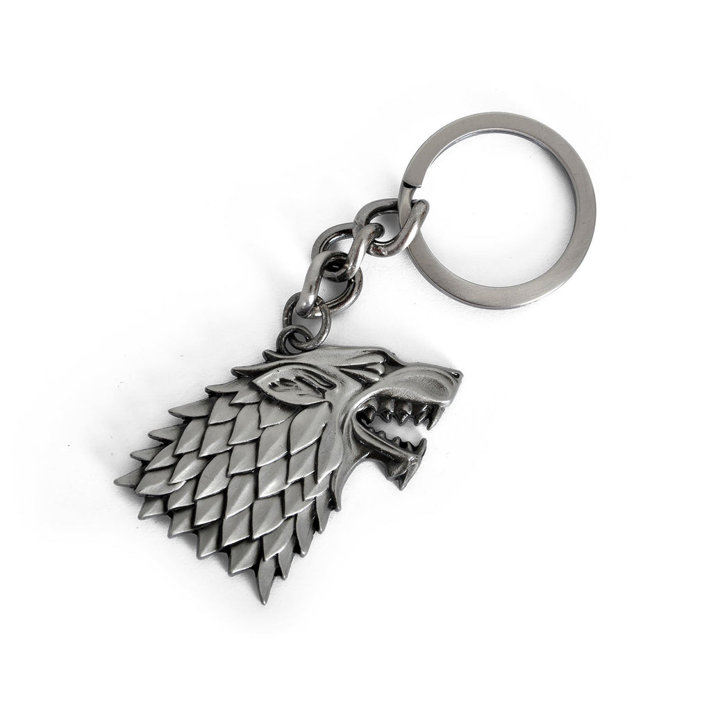 Produktbild Game of Thrones - Stark Wappen Schattenwolf Schlüsselanhänger