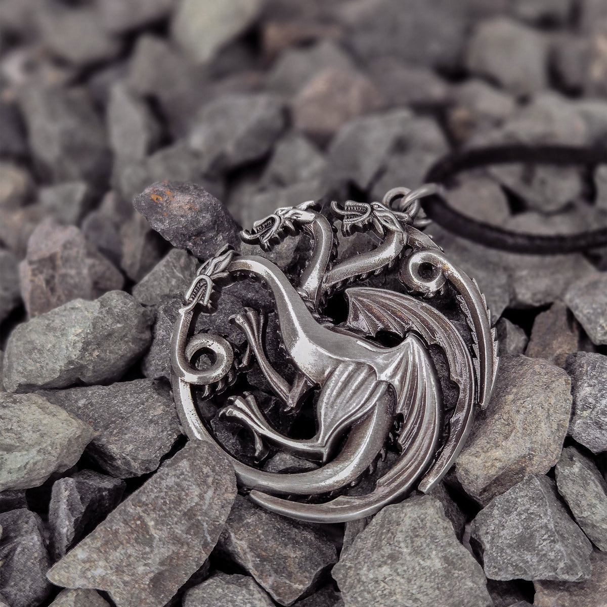 Produktbild Game of Thrones - Targaryen Wappen Drachen Kette