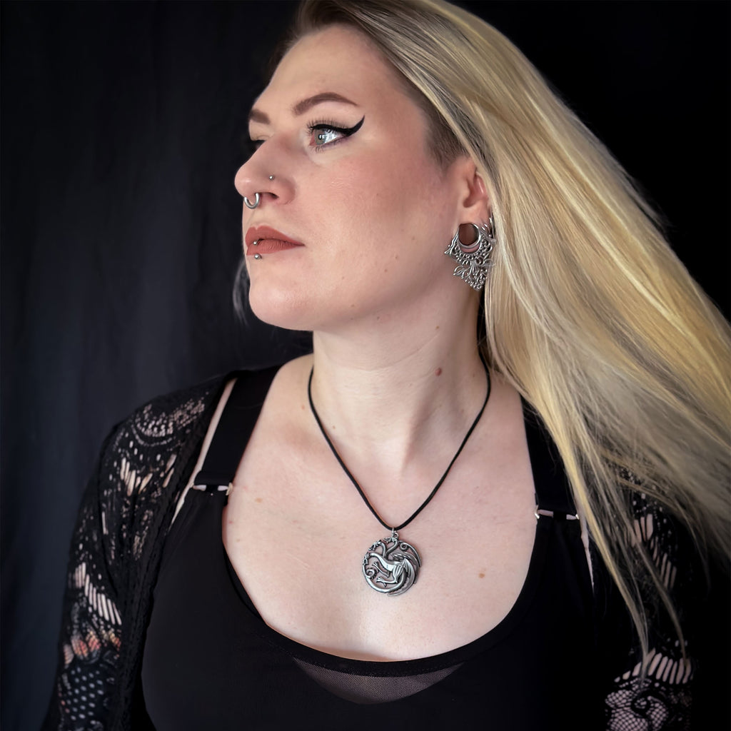 Produktbild Game of Thrones - Targaryen Wappen Drachen Kette