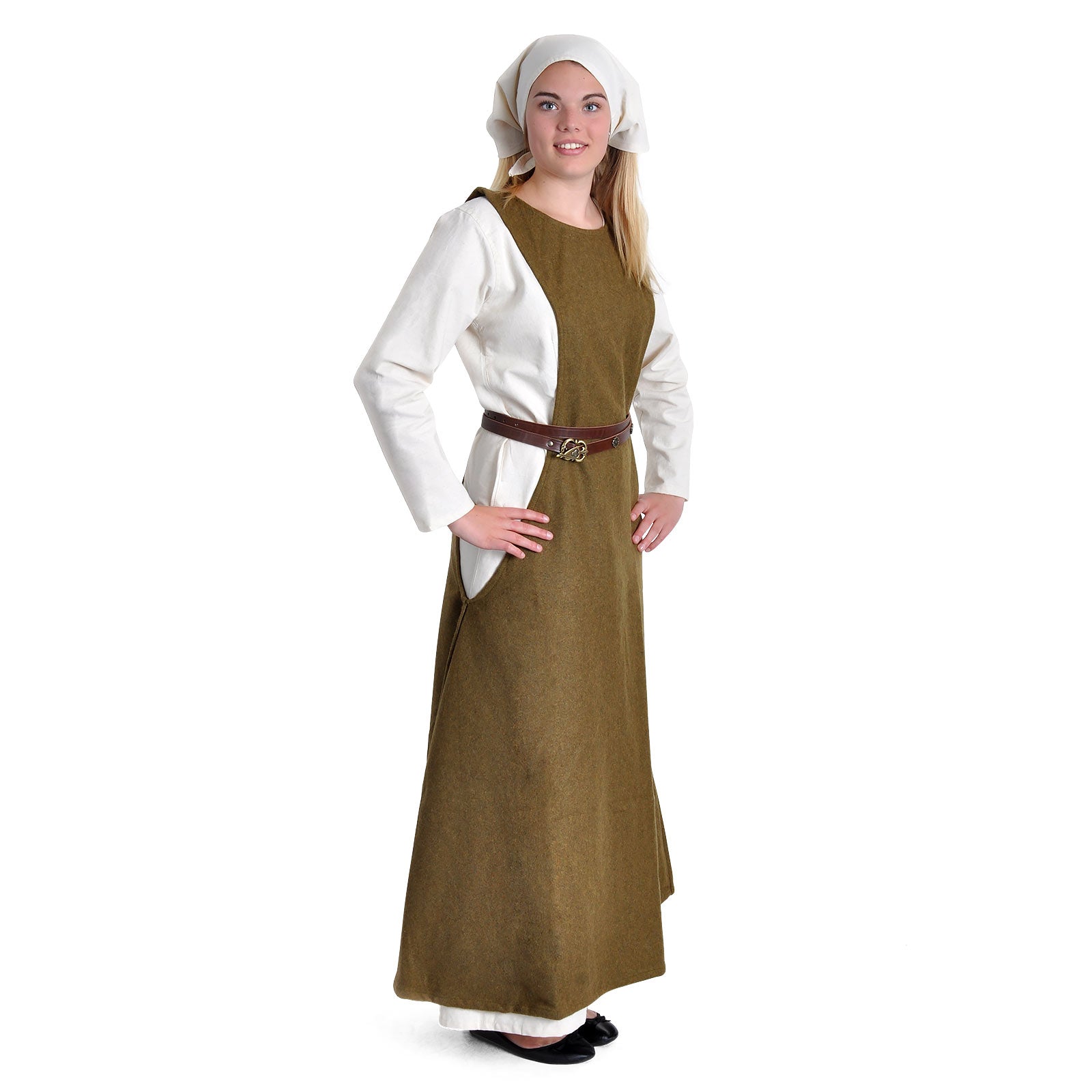 Produktbild Mittelalter Überkleid Surcot Albrun grün