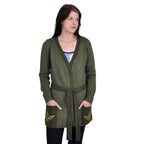 Produktbild Zelda - Logo Cardigan oliv
