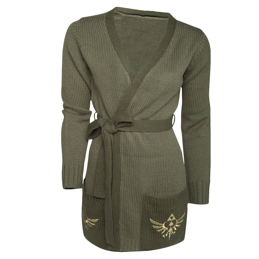 Produktbild Zelda - Logo Cardigan oliv