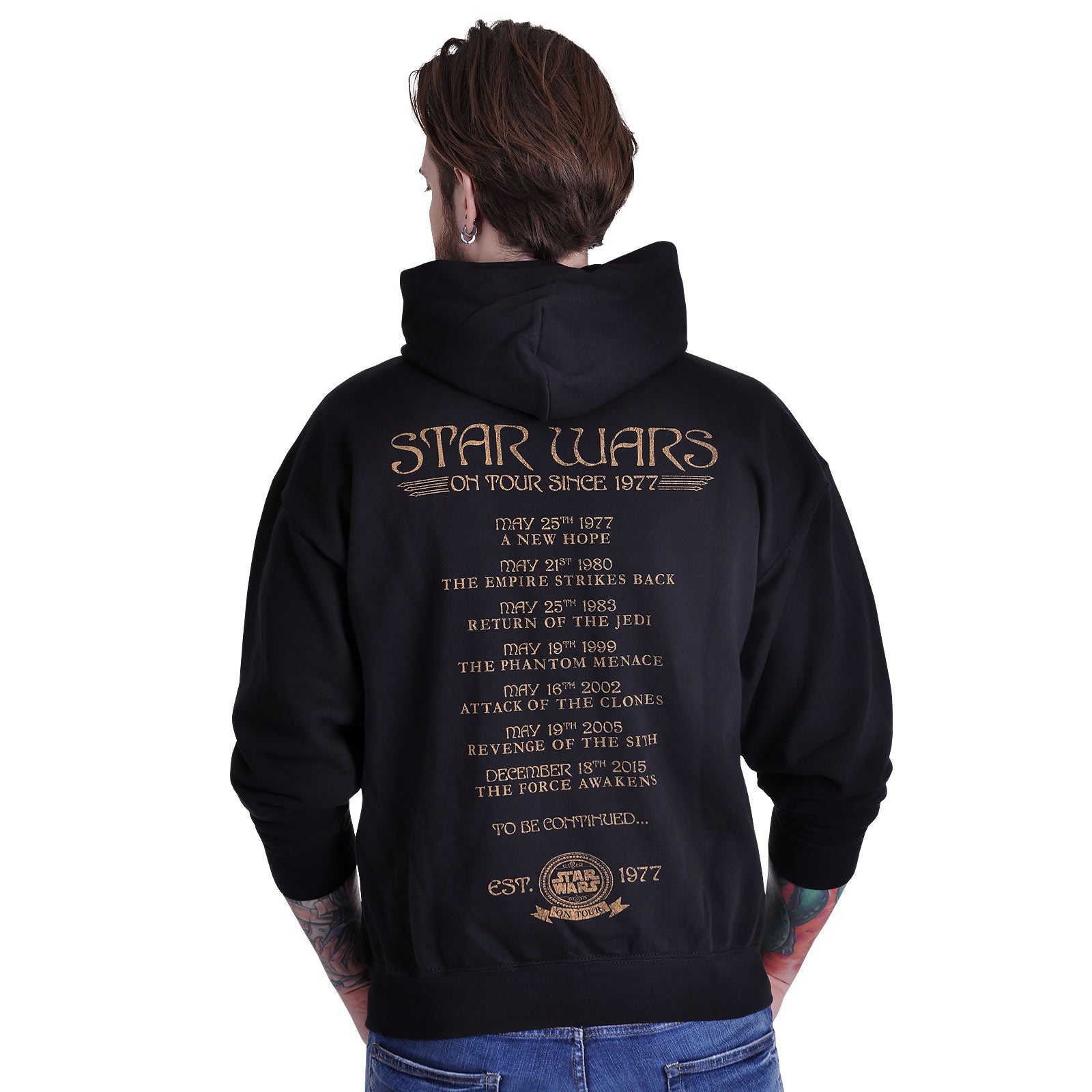 Produktbild Star Wars - On Tour Since 77 Hoodie schwarz