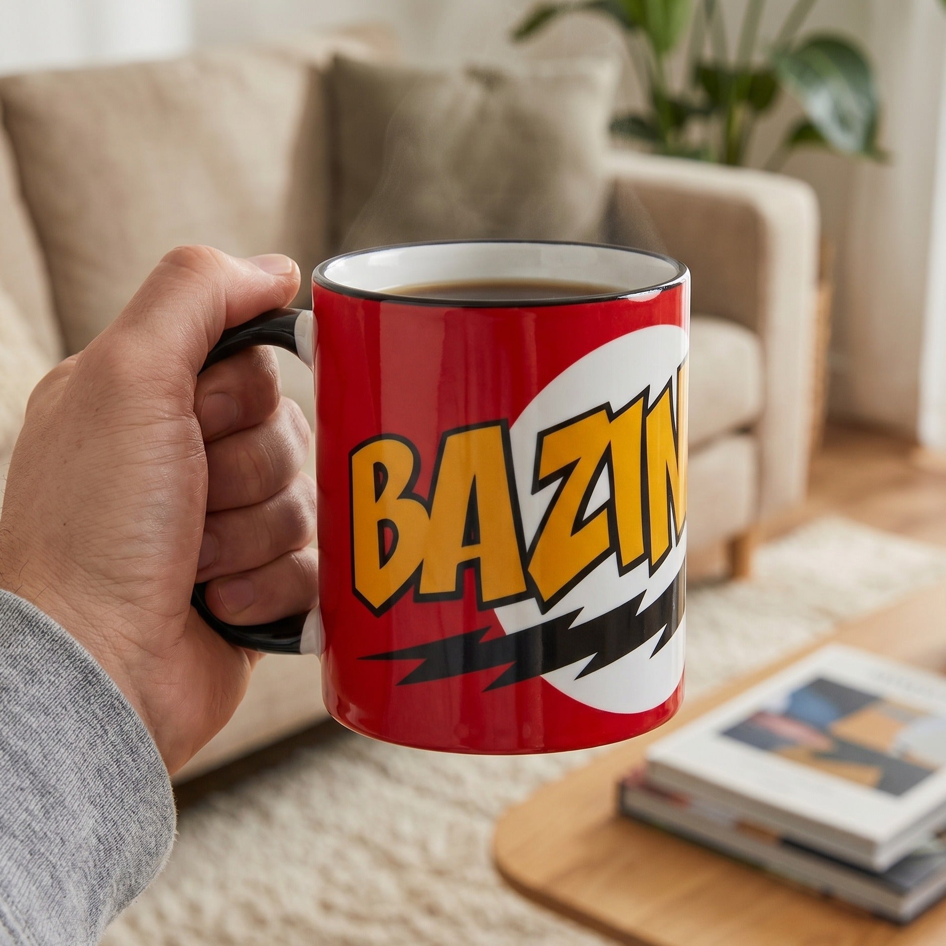 Produktbild Big Bang Theory- Bazinga Full Size Tasse rot