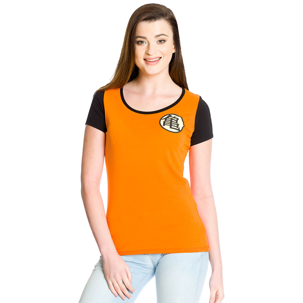 Produktbild Dragon Ball - Kame Symbol Girlie Shirt orange