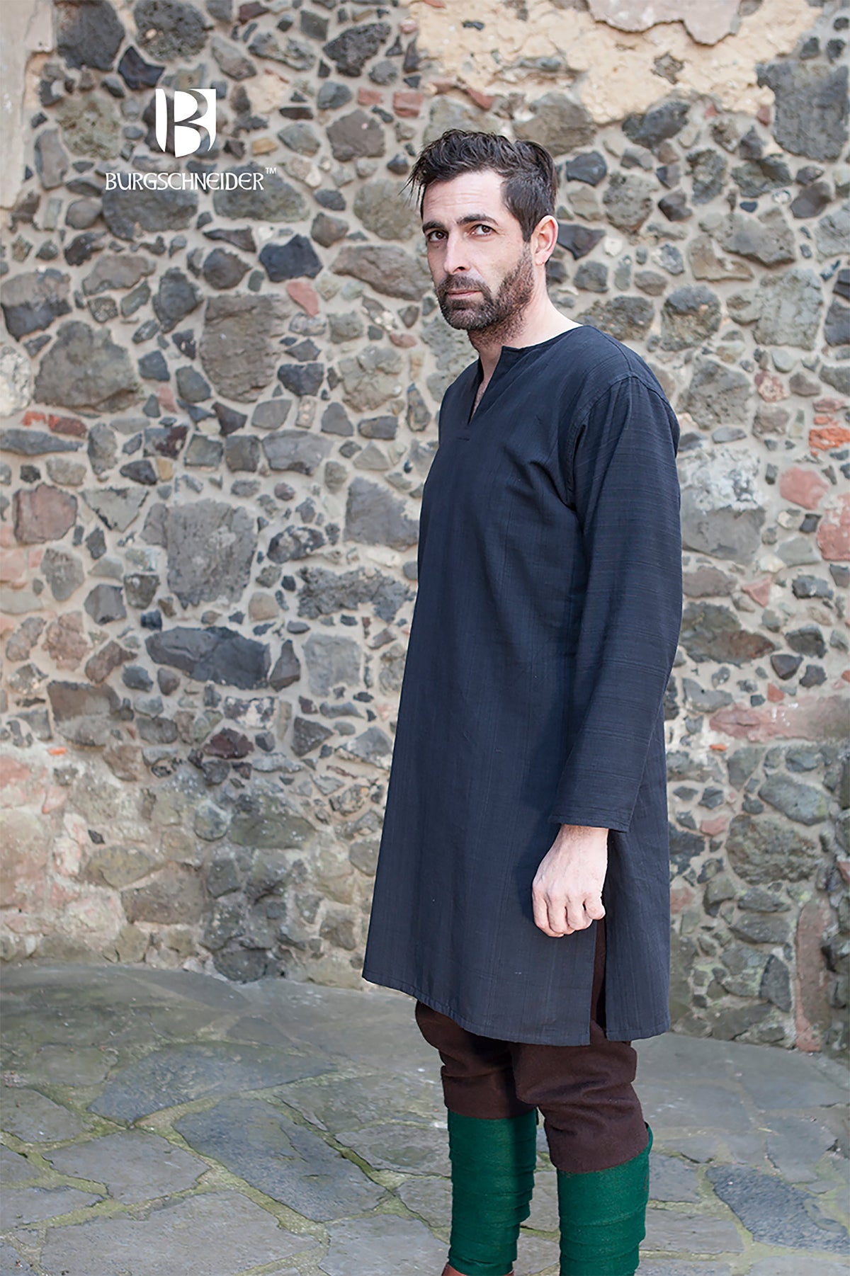 Produktbild Mittelalter Untertunika Leif schwarz