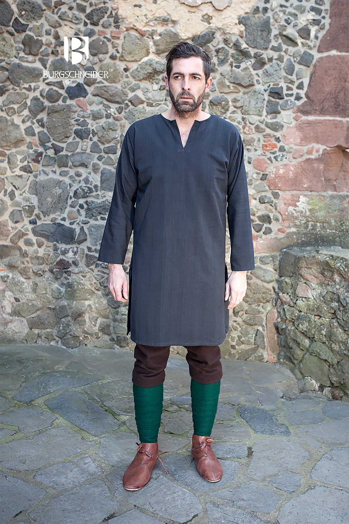 Produktbild Mittelalter Untertunika Leif schwarz