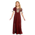 Produktbild Mittelalter Sommer Kleid Kinder rot beige