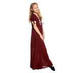 Produktbild Mittelalter Sommer Kleid Kinder rot beige