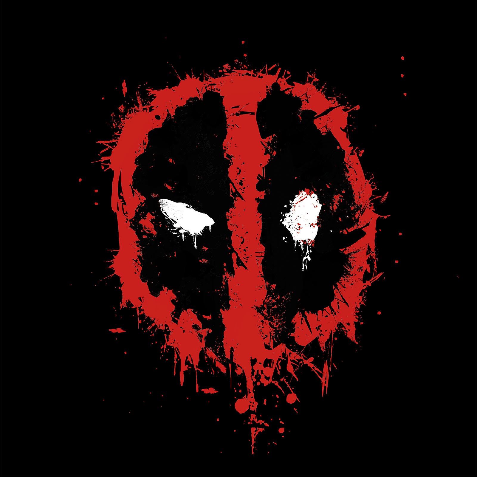 Produktbild Deadpool - Splatter T-Shirt schwarz