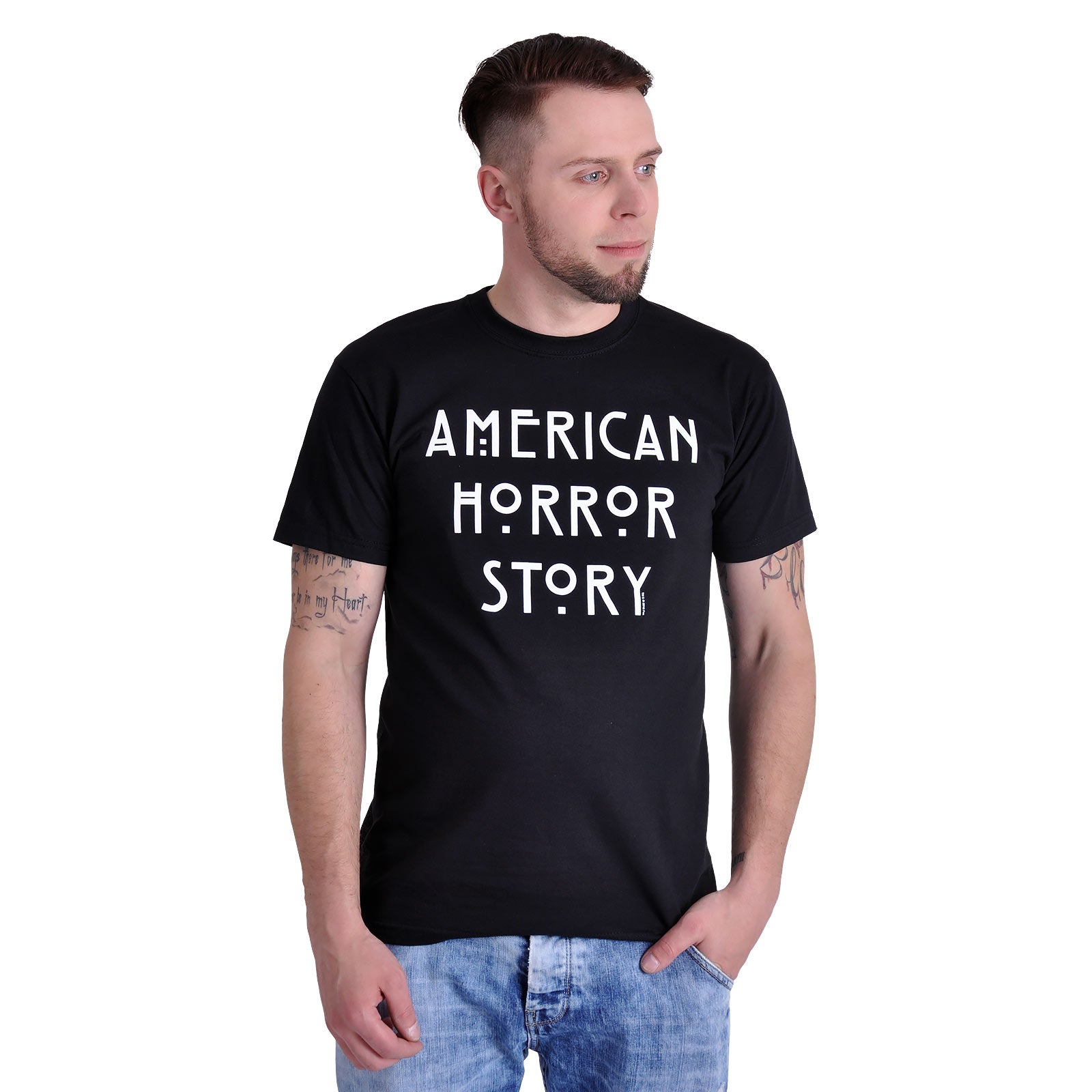 Produktbild American Horror Story - AHS Logo T-Shirt schwarz