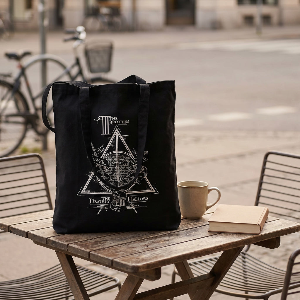 Produktbild Harry Potter - Die Drei Brüder Jutebeutel