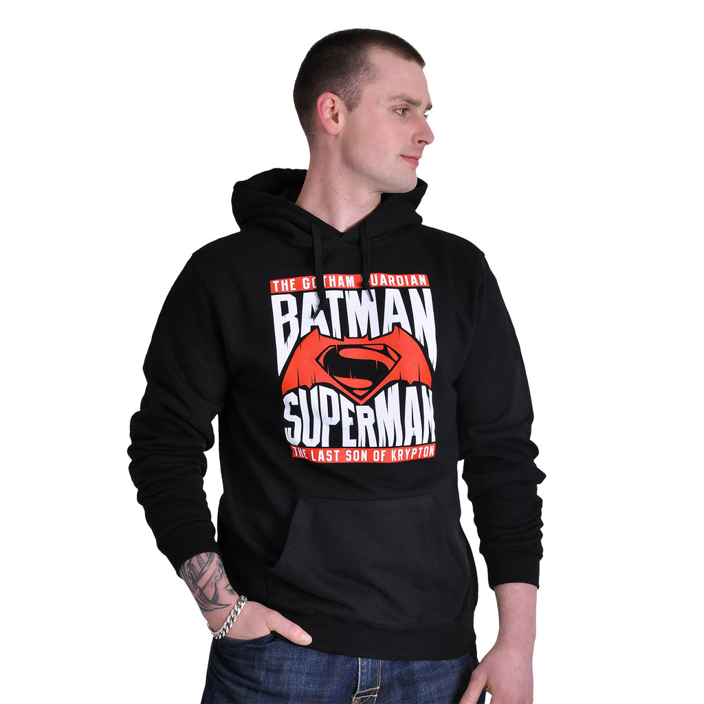 Produktbild Batman v Superman - Heroes Hoodie schwarz
