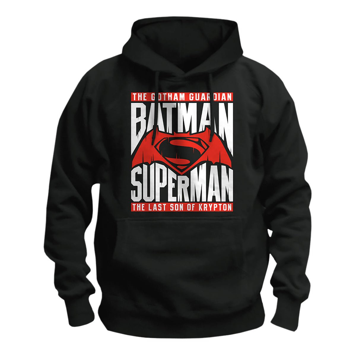 Produktbild Batman v Superman - Heroes Hoodie schwarz