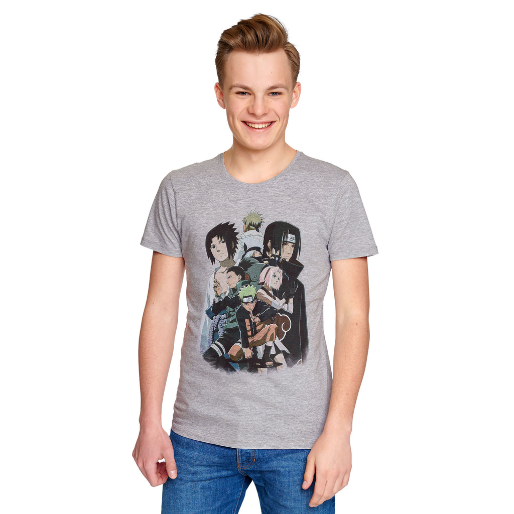 Naruto - Group T-Shirt grau