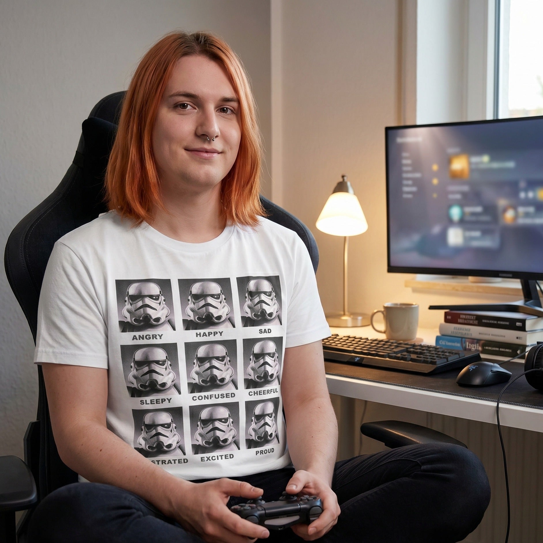 Produktbild Star Wars - Stormtrooper Multiface T-Shirt weiß