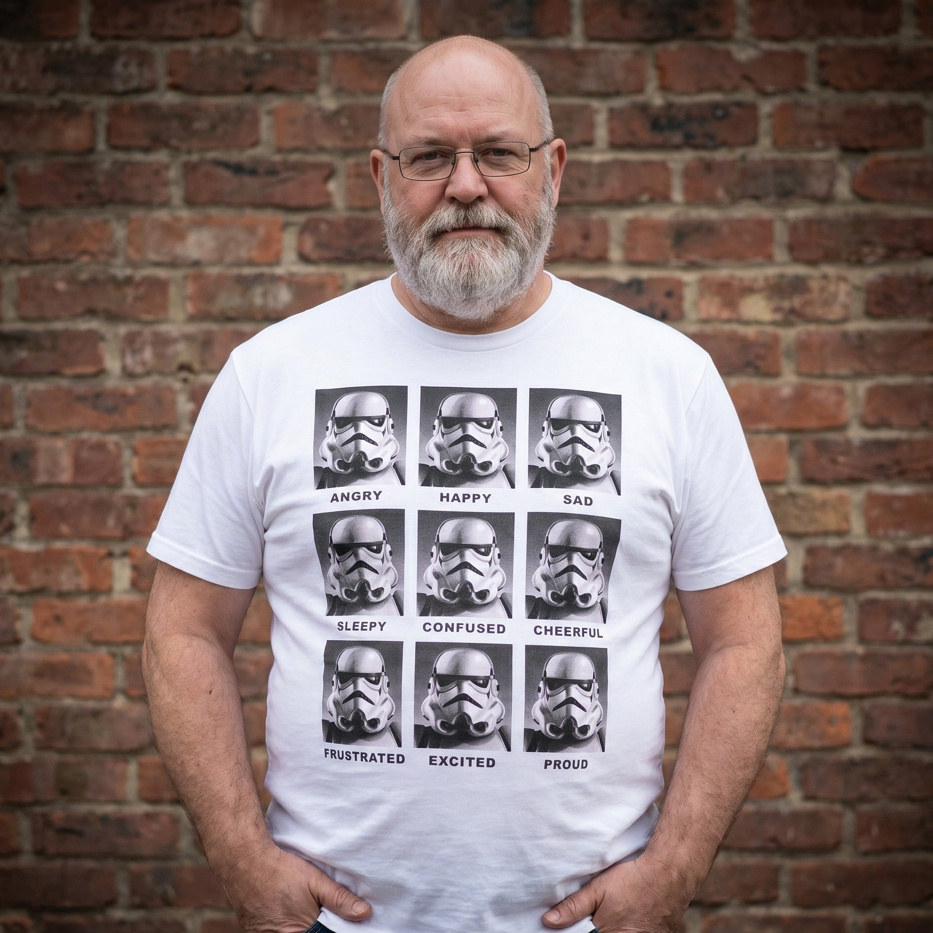 Produktbild Star Wars - Stormtrooper Multiface T-Shirt weiß