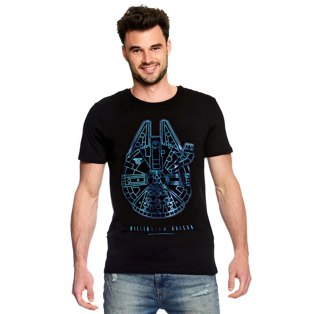 Produktbild Star Wars - Millennium Falcon T-Shirt schwarz