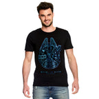 Produktbild Star Wars - Millennium Falcon T-Shirt schwarz