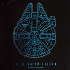 Produktbild Star Wars - Millennium Falcon T-Shirt schwarz