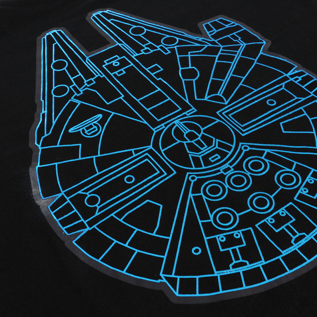 Produktbild Star Wars - Millennium Falcon T-Shirt schwarz