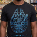 Produktbild Star Wars - Millennium Falcon T-Shirt schwarz
